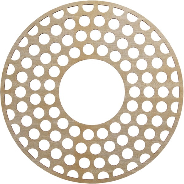 Ekena Millwork Fink Wood Fretwork Pierced Ceiling Medallion, Hickory, 18"OD x 6 1/2"ID x 1/4"T CMWP18X18X0250FFHI - main